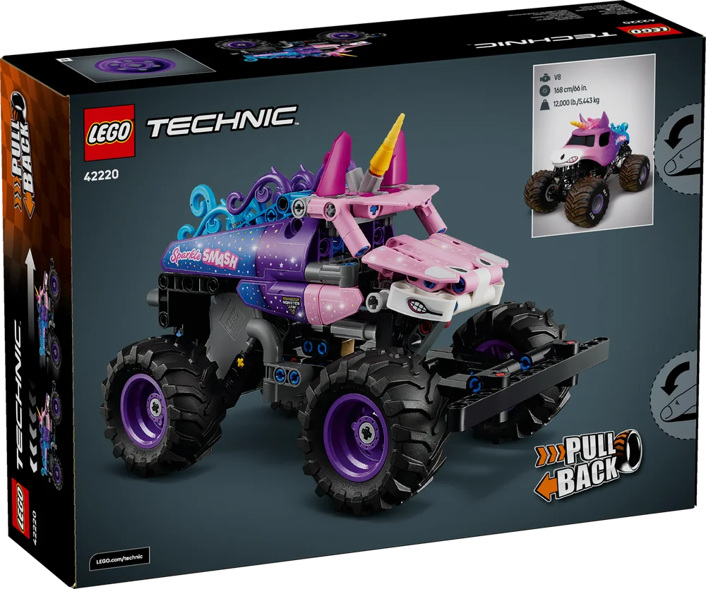 LEGO Technic 42220 Monster Jam  Sparkle Smash Pull-Back-4