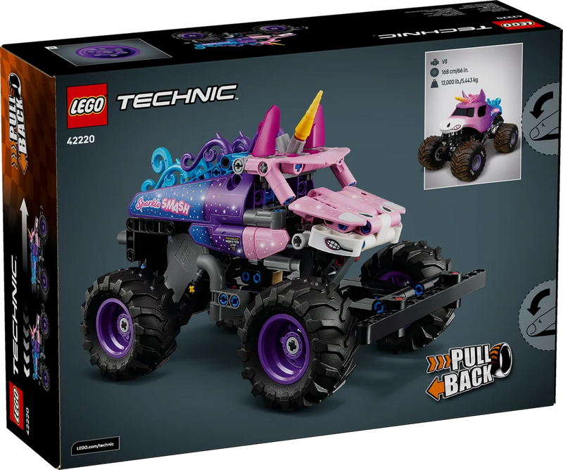 LEGO Technic 42220 Monster Jam  Sparkle Smash Pull-Back-4