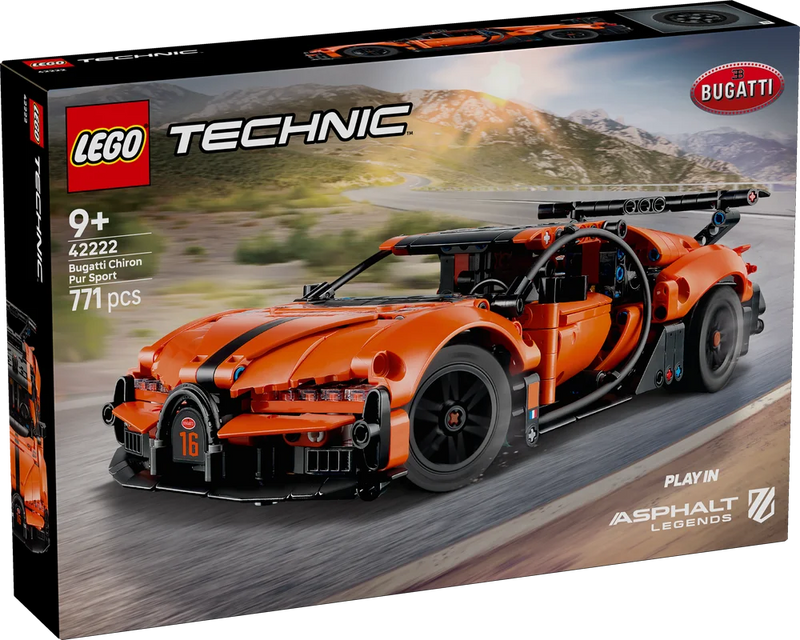 LEGO Technic 42222 Bugatti Chiron Pur Sport Hypercar-2
