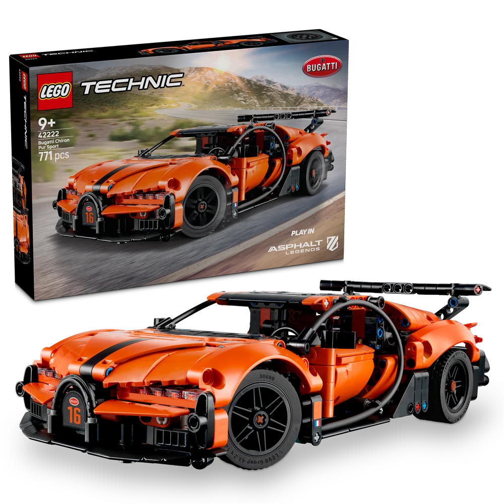 LEGO Technic 42222 Bugatti Chiron Pur Sport Hypercar-1