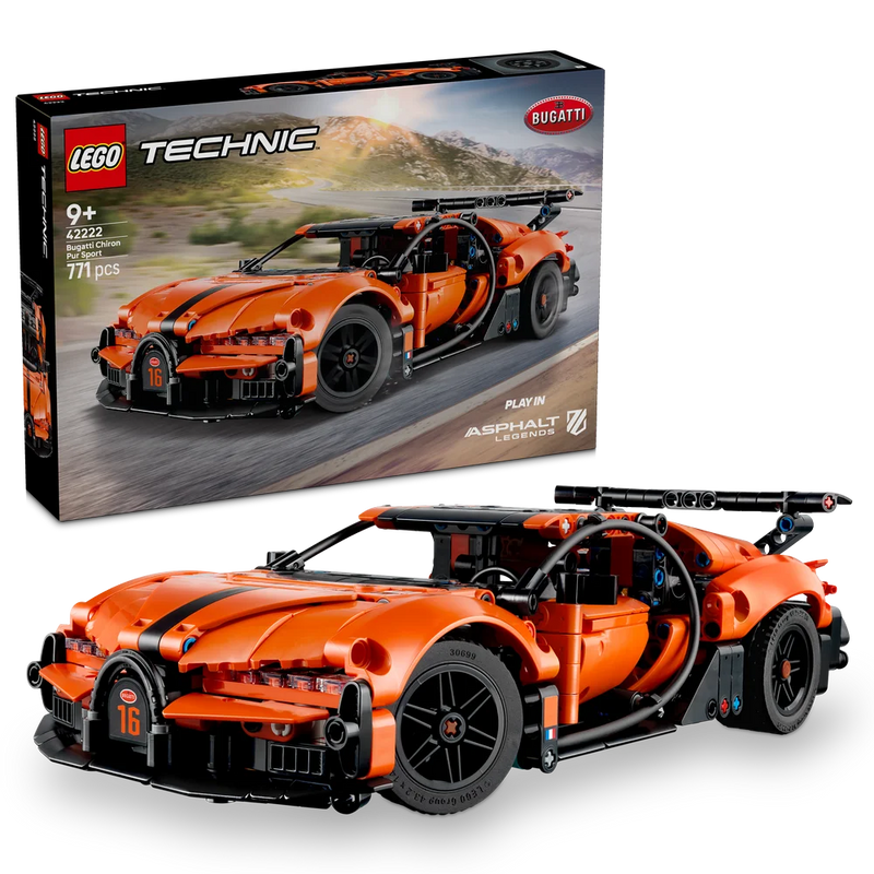 LEGO Technic 42222 Bugatti Chiron Pur Sport Hypercar-1