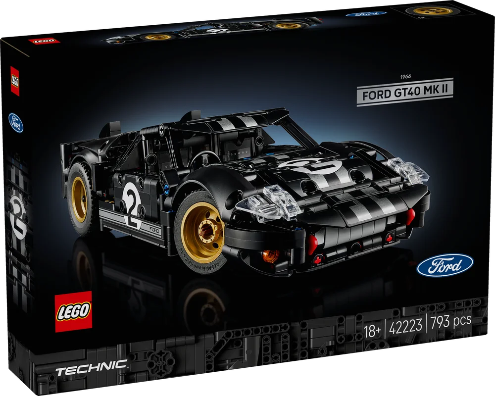 LEGO Technic 42223 1966 Ford GT40 MKII Race Car-2