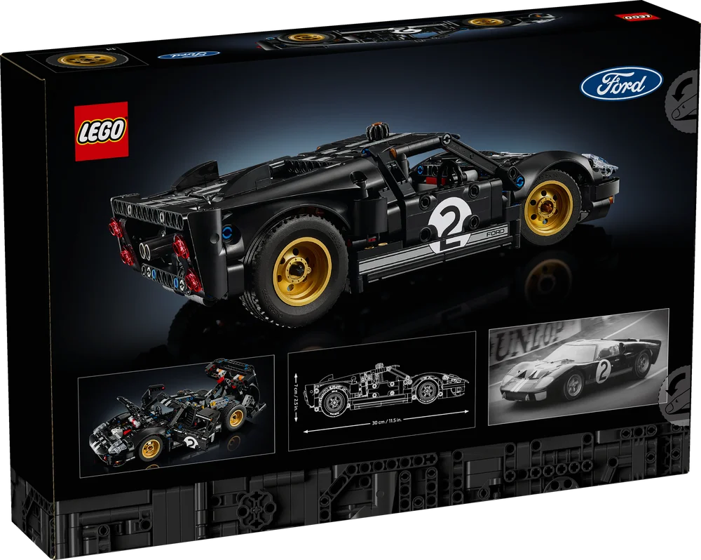 LEGO Technic 42223 1966 Ford GT40 MKII Race Car-4