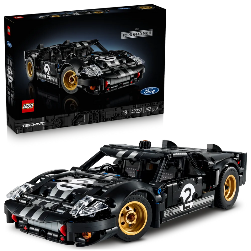 LEGO Technic 42223 1966 Ford GT40 MKII Race Car-1