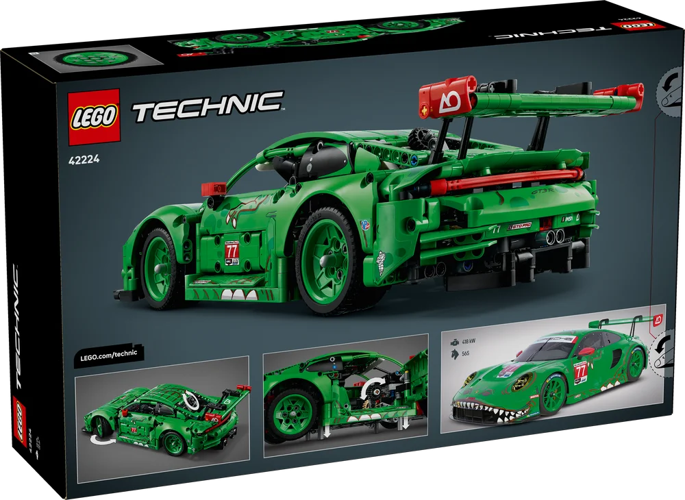 LEGO Technic 42224 Porsche 911 GT3 R REXY AO Racing Car-4