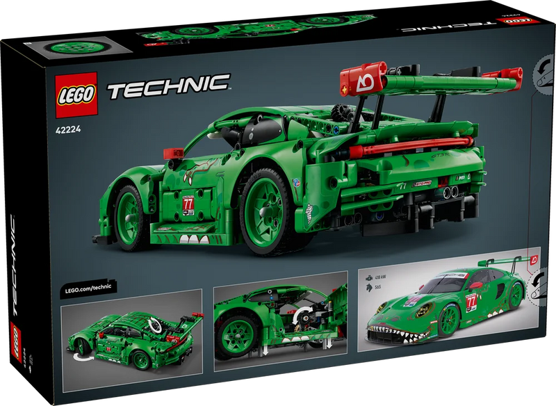 LEGO Technic 42224 Porsche 911 GT3 R REXY AO Racing Car-4