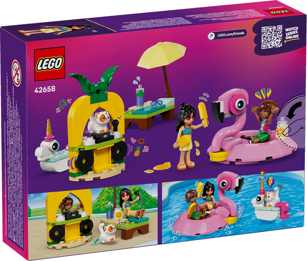 LEGO Friends 42658 Unicorn & Flamingo Pool Party-3