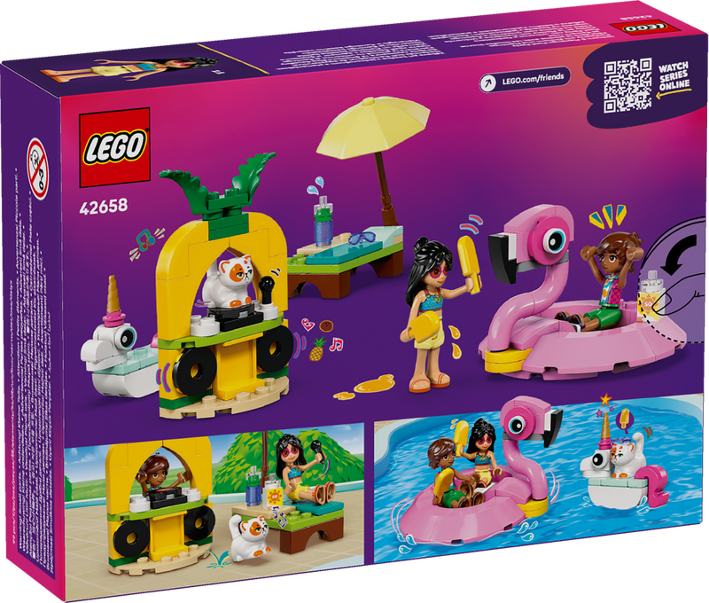 LEGO Friends 42658 Unicorn & Flamingo Pool Party-3