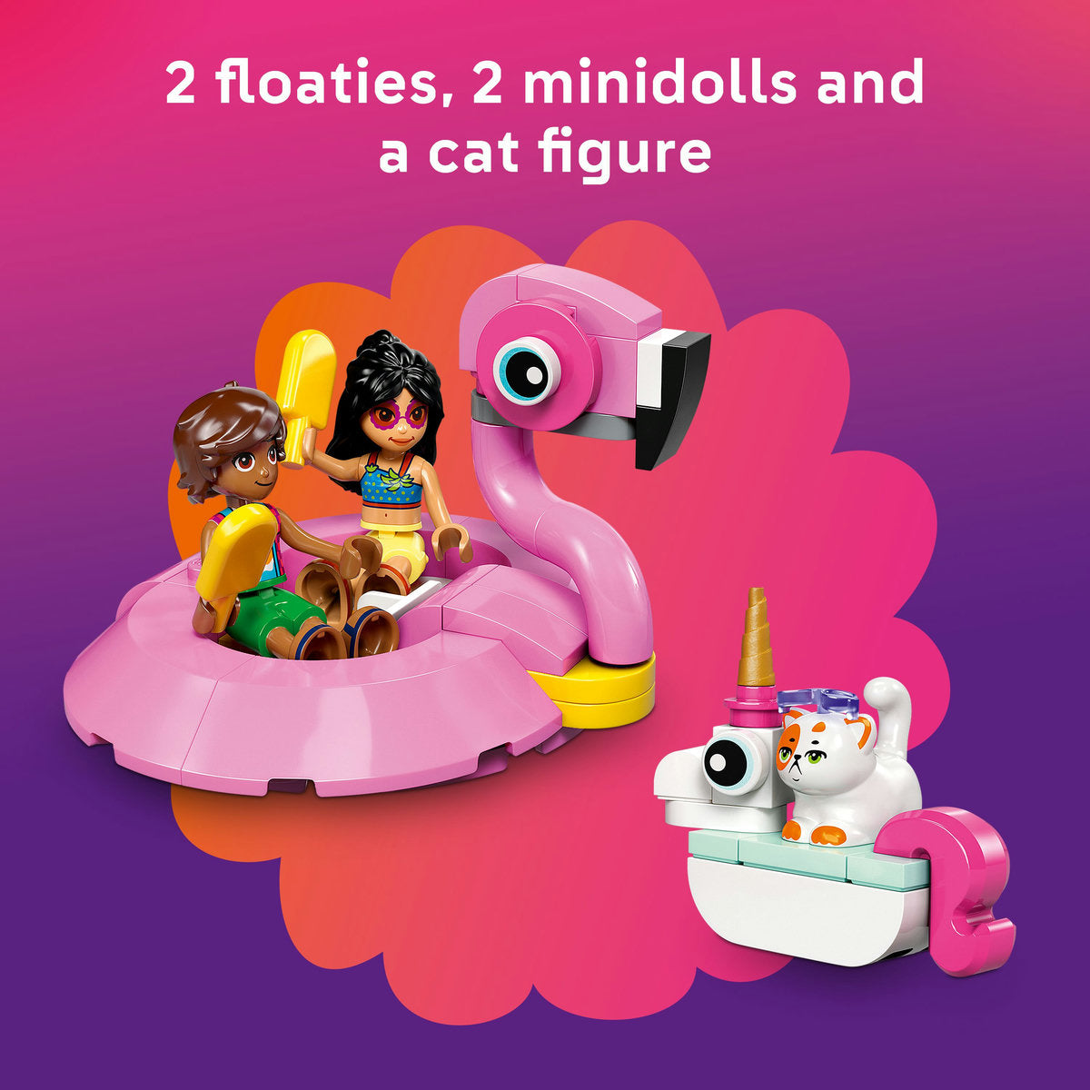 LEGO Friends 42658 Unicorn & Flamingo Pool Party-4