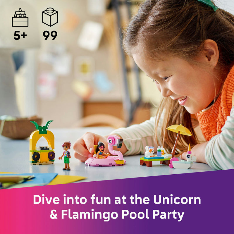 LEGO Friends 42658 Unicorn & Flamingo Pool Party-6
