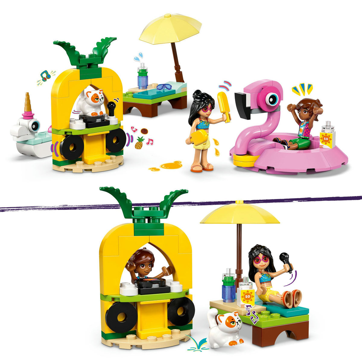LEGO Friends 42658 Unicorn & Flamingo Pool Party-5