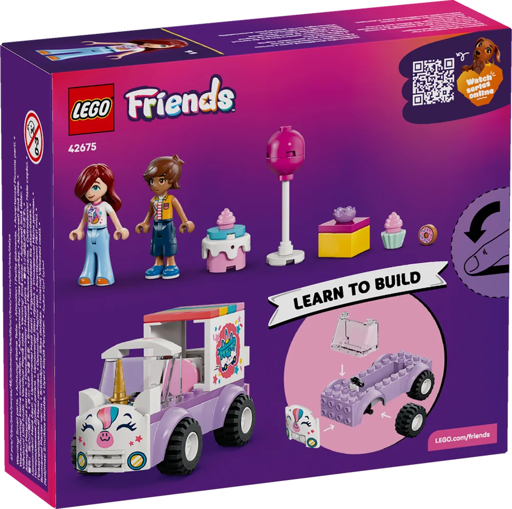 LEGO Friends 42675 Unicorn Cake Delivery Car-4