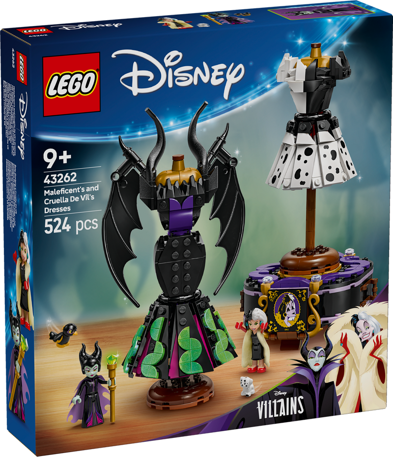 LEGO Disney Princess 43262 Maleficent's and Cruella De Vil's Dresses-2