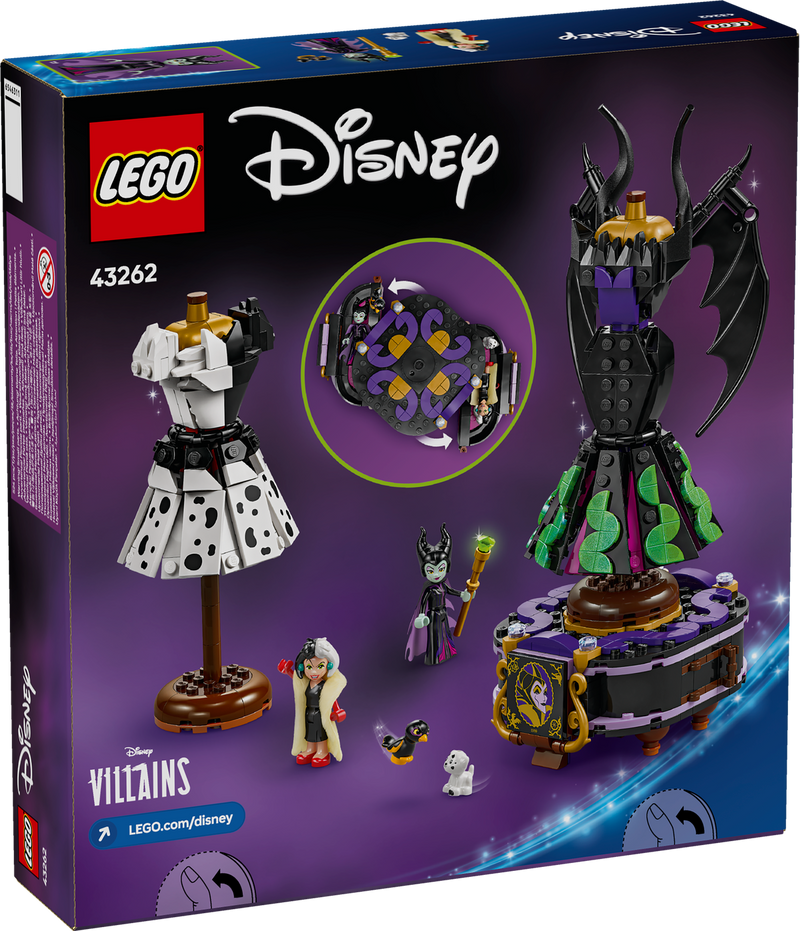 LEGO Disney Princess 43262 Maleficent's and Cruella De Vil's Dresses-3