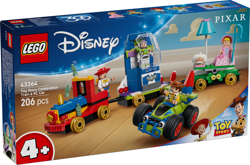 LEGO Disney Pixar 43264 Toy Story Celebration Train & RC Car-2