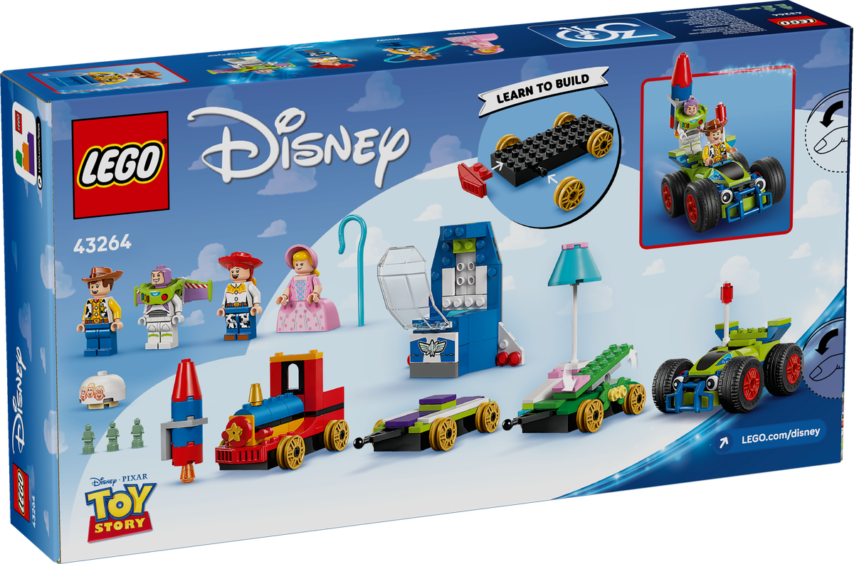 LEGO Disney Pixar 43264 Toy Story Celebration Train & RC Car-3
