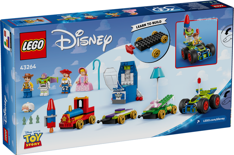 LEGO Disney Pixar 43264 Toy Story Celebration Train & RC Car-3