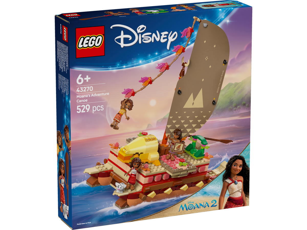 LEGO Disney Princess 43270 Moana's Adventure Canoe-2