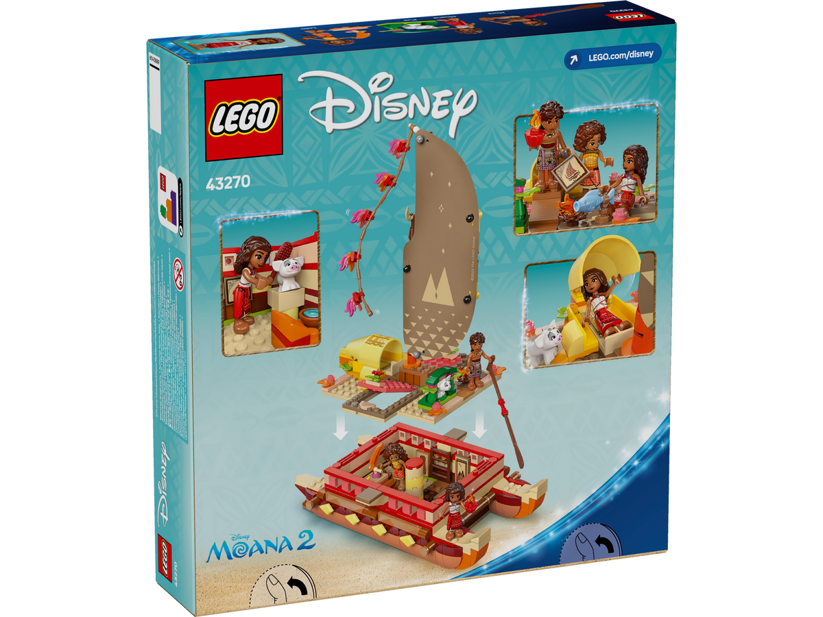 LEGO Disney Princess 43270 Moana's Adventure Canoe-3