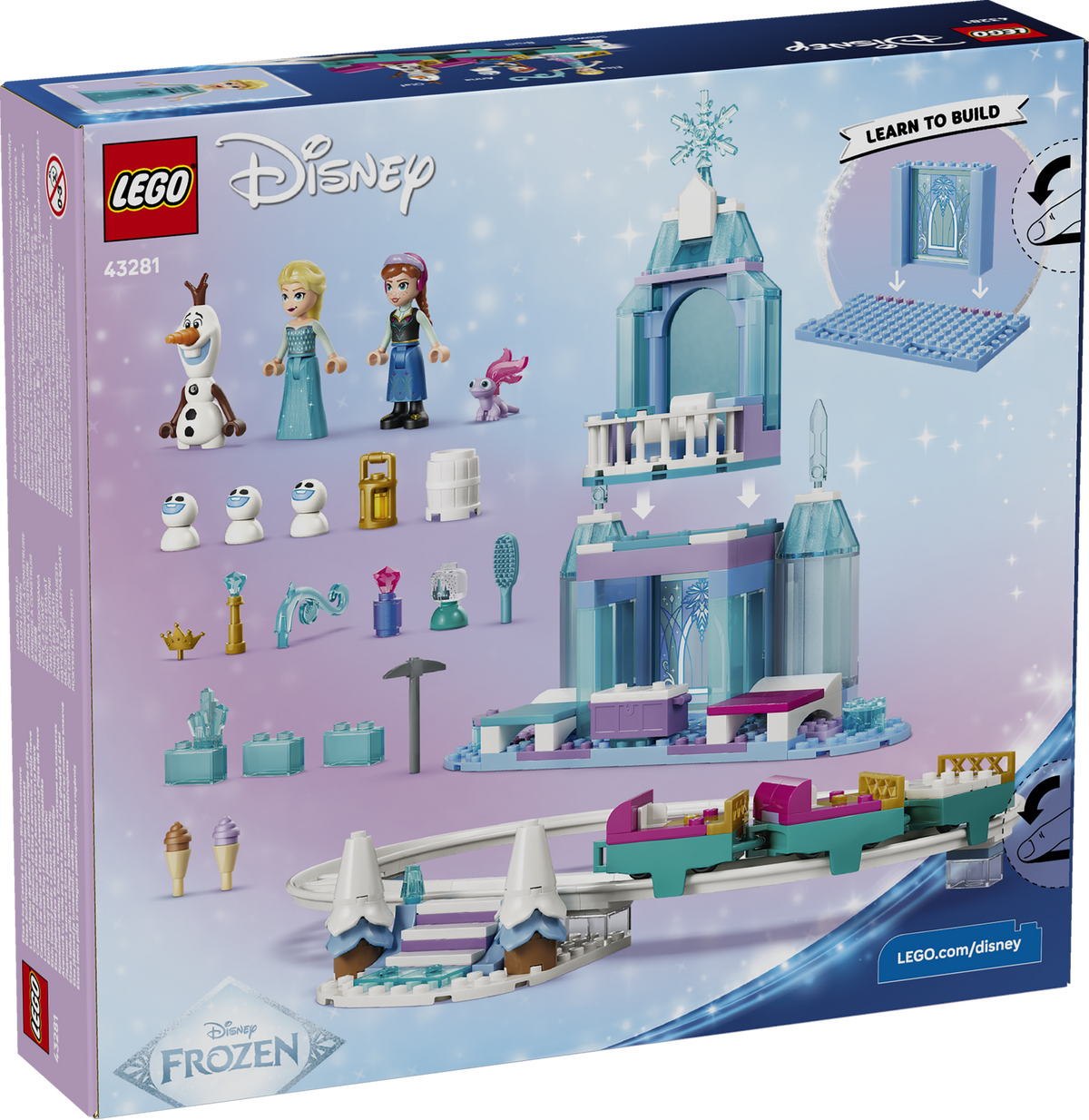 LEGO Disney 43281 Elsa's Ice Castle & Snow Ride Adventure-3