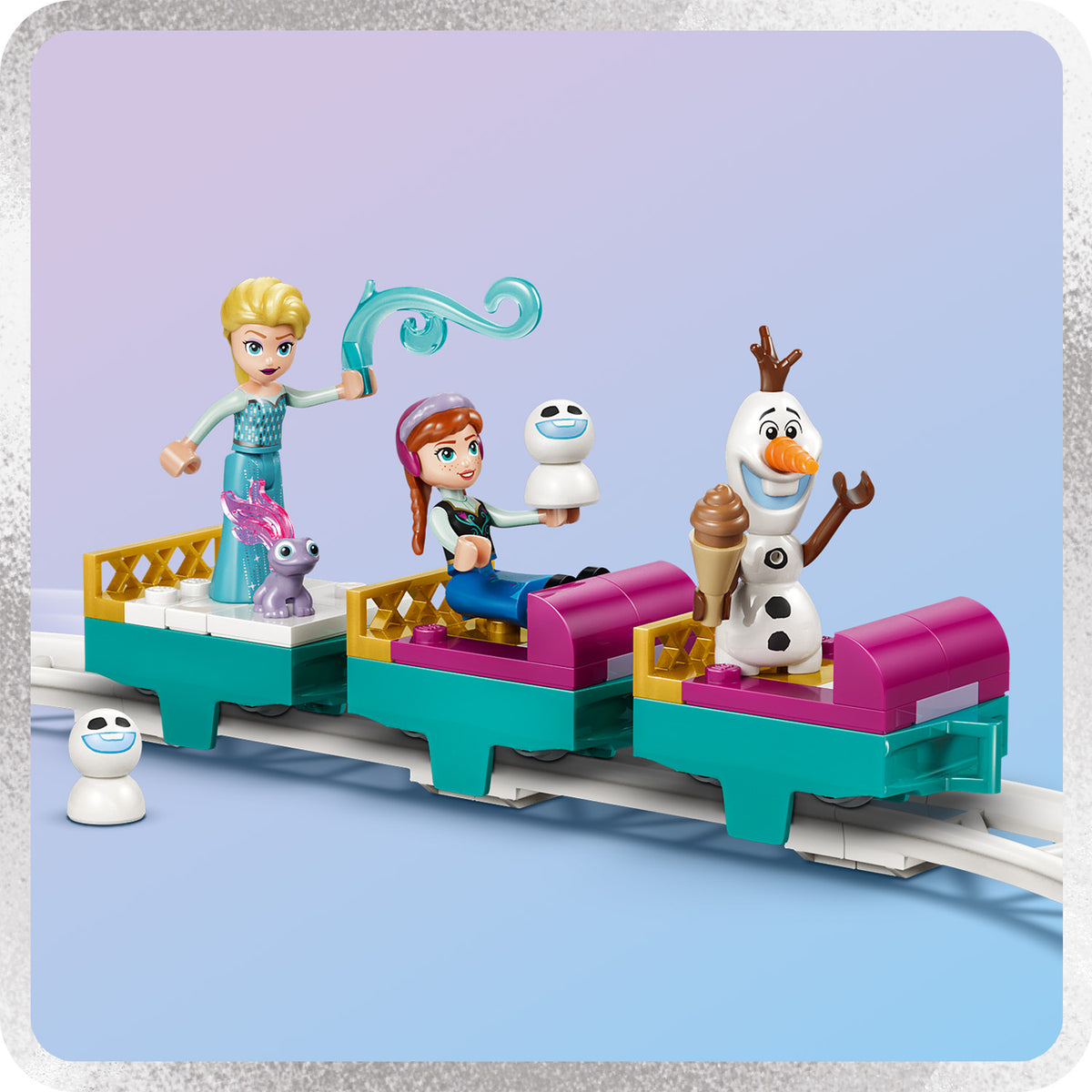 LEGO Disney 43281 Elsa's Ice Castle & Snow Ride Adventure-5