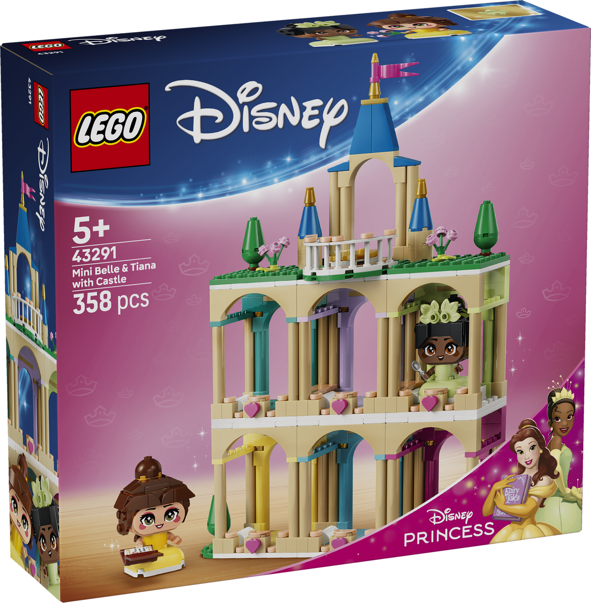 LEGO Disney Princess 43291 Mini Belle & Tiana with Castle-2