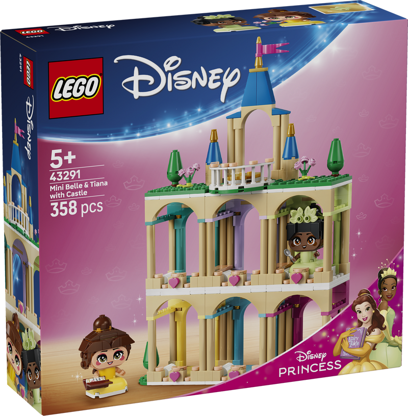 LEGO Disney Princess 43291 Mini Belle & Tiana with Castle-2