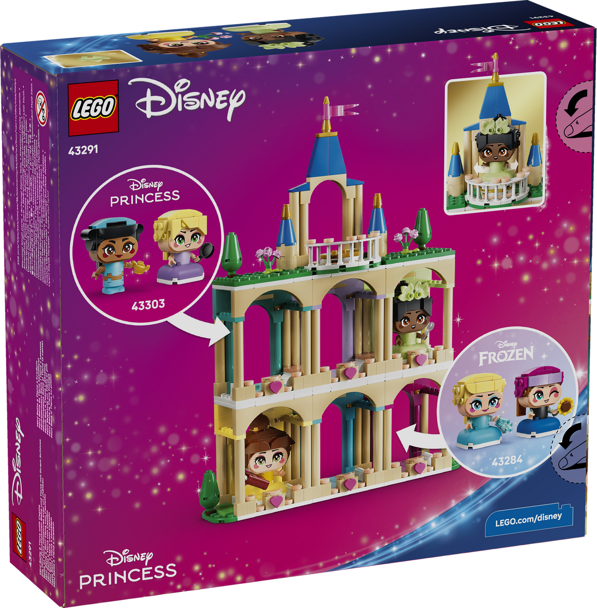 LEGO Disney Princess 43291 Mini Belle & Tiana with Castle-3