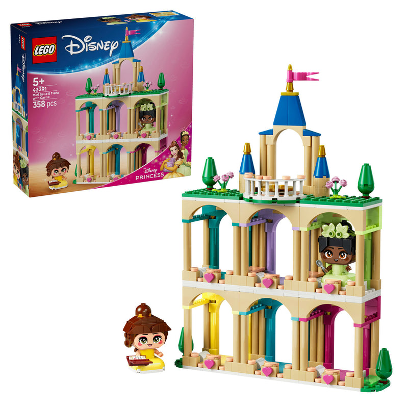 LEGO Disney Princess 43291 Mini Belle & Tiana with Castle-1