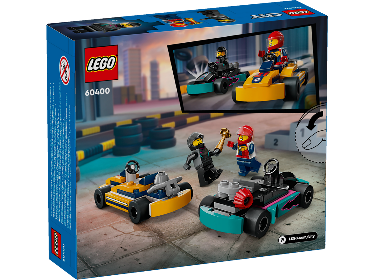 LEGO City 60400 Go-Karts and Race Drivers-2