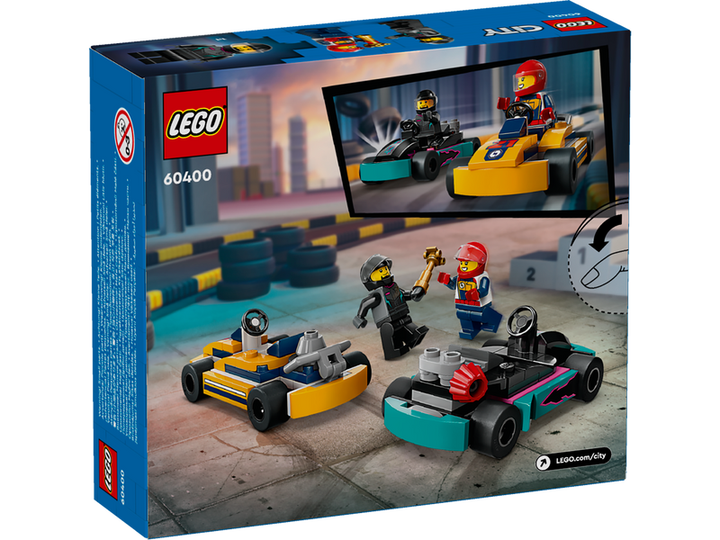 LEGO City 60400 Go-Karts and Race Drivers-2