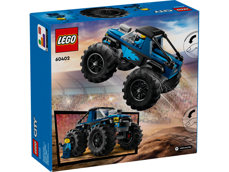 LEGO City 60402 Blue Monster Truck-2