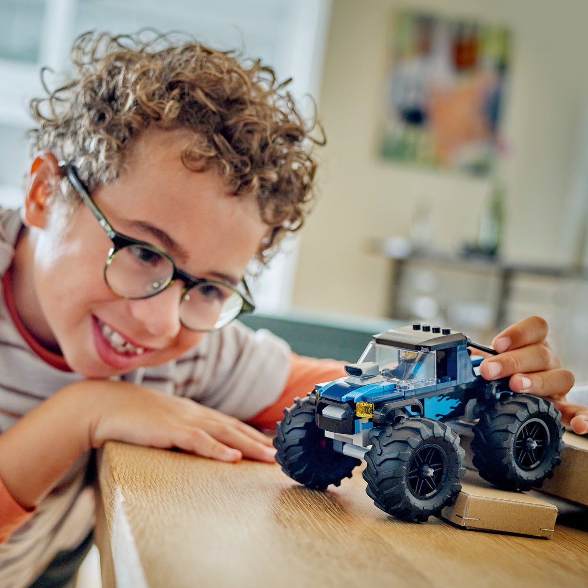 LEGO City 60402 Blue Monster Truck-5