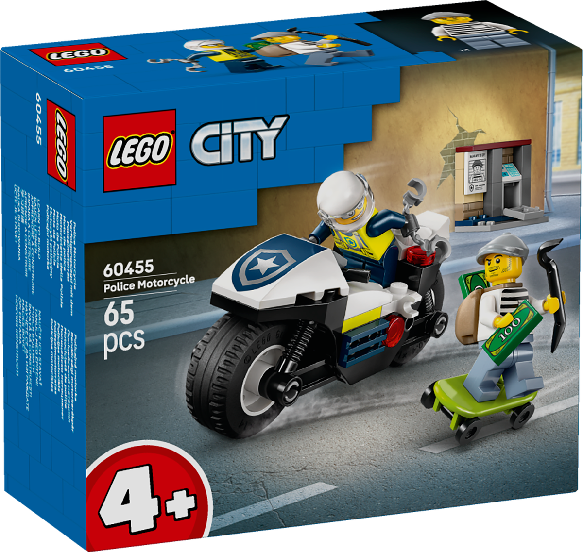 LEGO City 60455 Police Motorcycle Chase-2