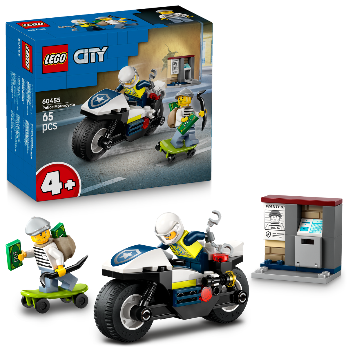 LEGO City 60455 Police Motorcycle Chase-1