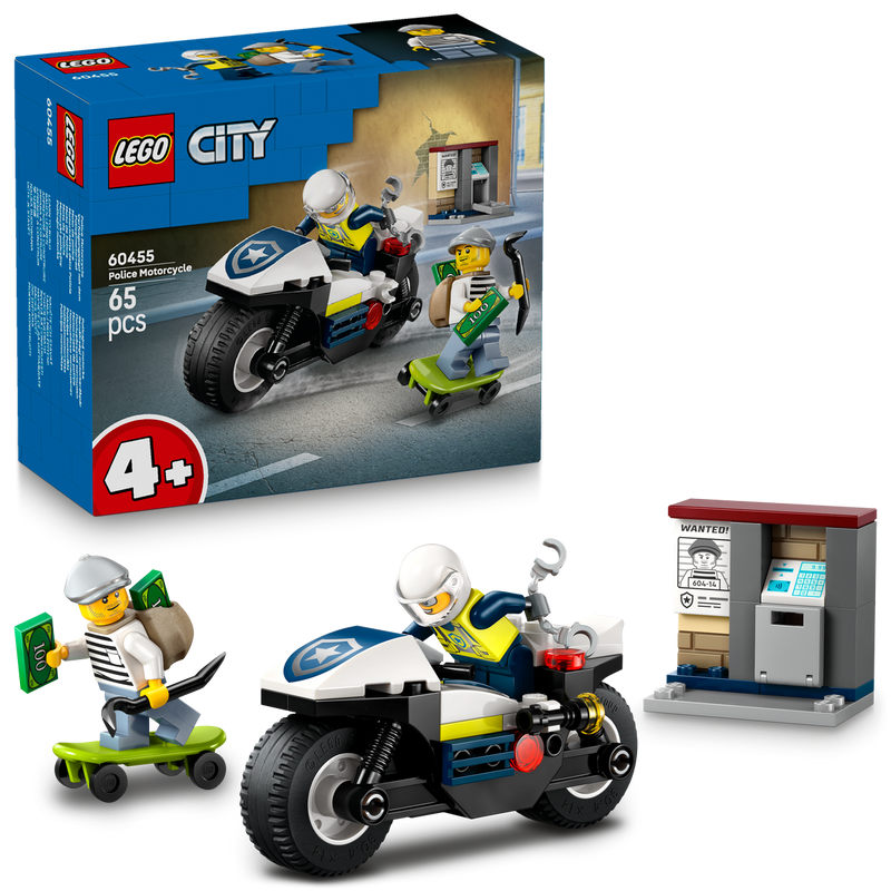 LEGO City 60455 Police Motorcycle Chase-1