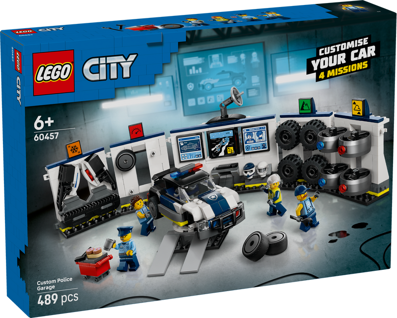 LEGO City 60457 Custom Police Car Garage-2