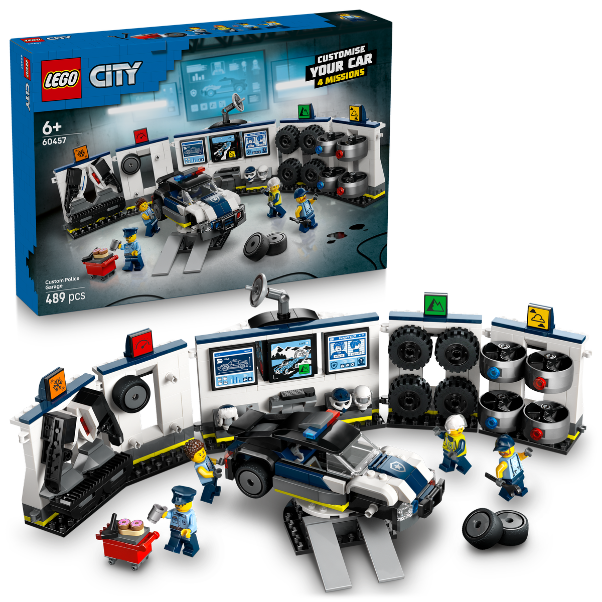 LEGO City 60457 Custom Police Car Garage-1