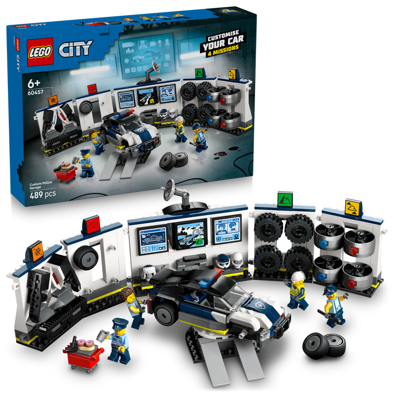 LEGO City 60457 Custom Police Car Garage-1