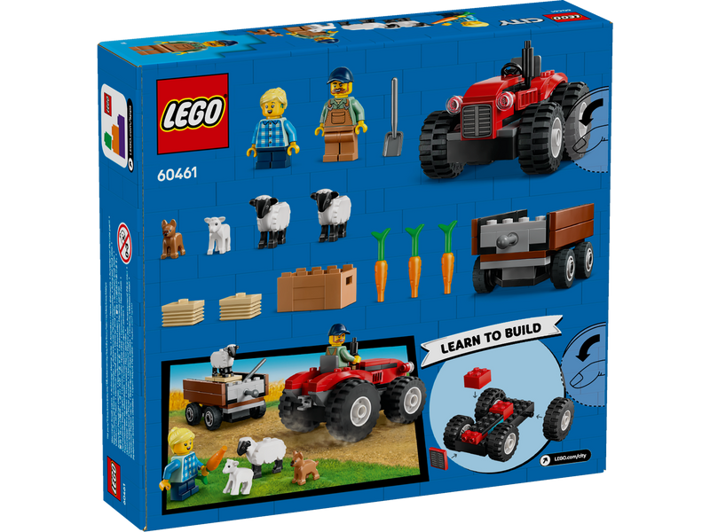 LEGO City 60461 Red Farm Tractor with Trailer & Sheep-3