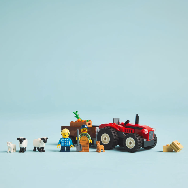 LEGO City 60461 Red Farm Tractor with Trailer & Sheep-5