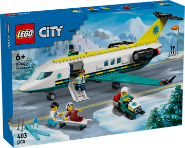 LEGO City 60465 Emergency Air Ambulance Airplane