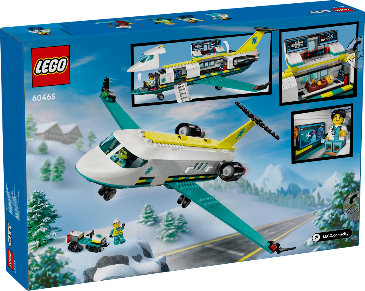 LEGO City 60465 Emergency Air Ambulance Airplane-3
