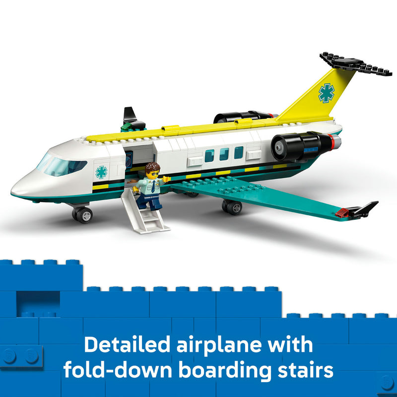 LEGO City 60465 Emergency Air Ambulance Airplane-4