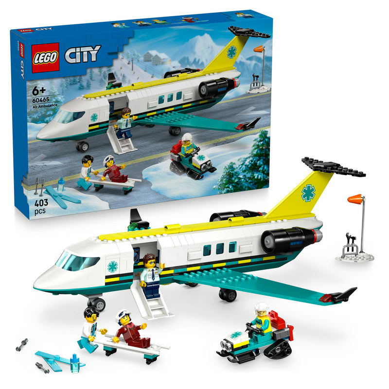 LEGO City 60465 Emergency Air Ambulance Airplane-1