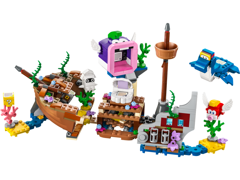 LEGO Super Mario 71432 Dorrie's Sunken Shipwreck Adventure Expansion Set-3