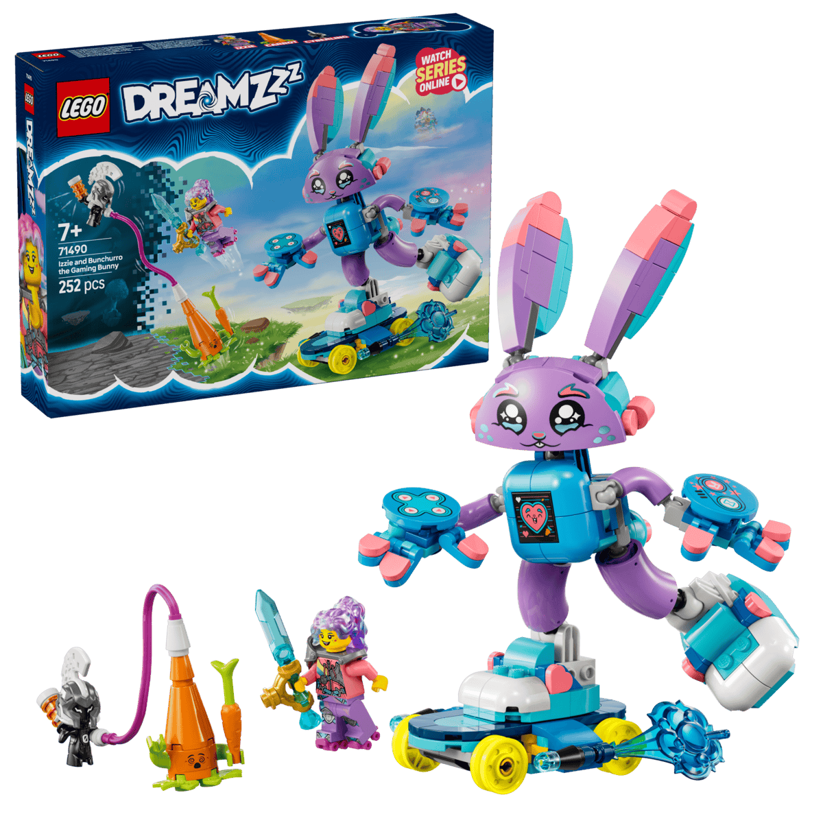 LEGO DREAMZzz 71490 Izzie and Bunchurro the Gaming Bunny