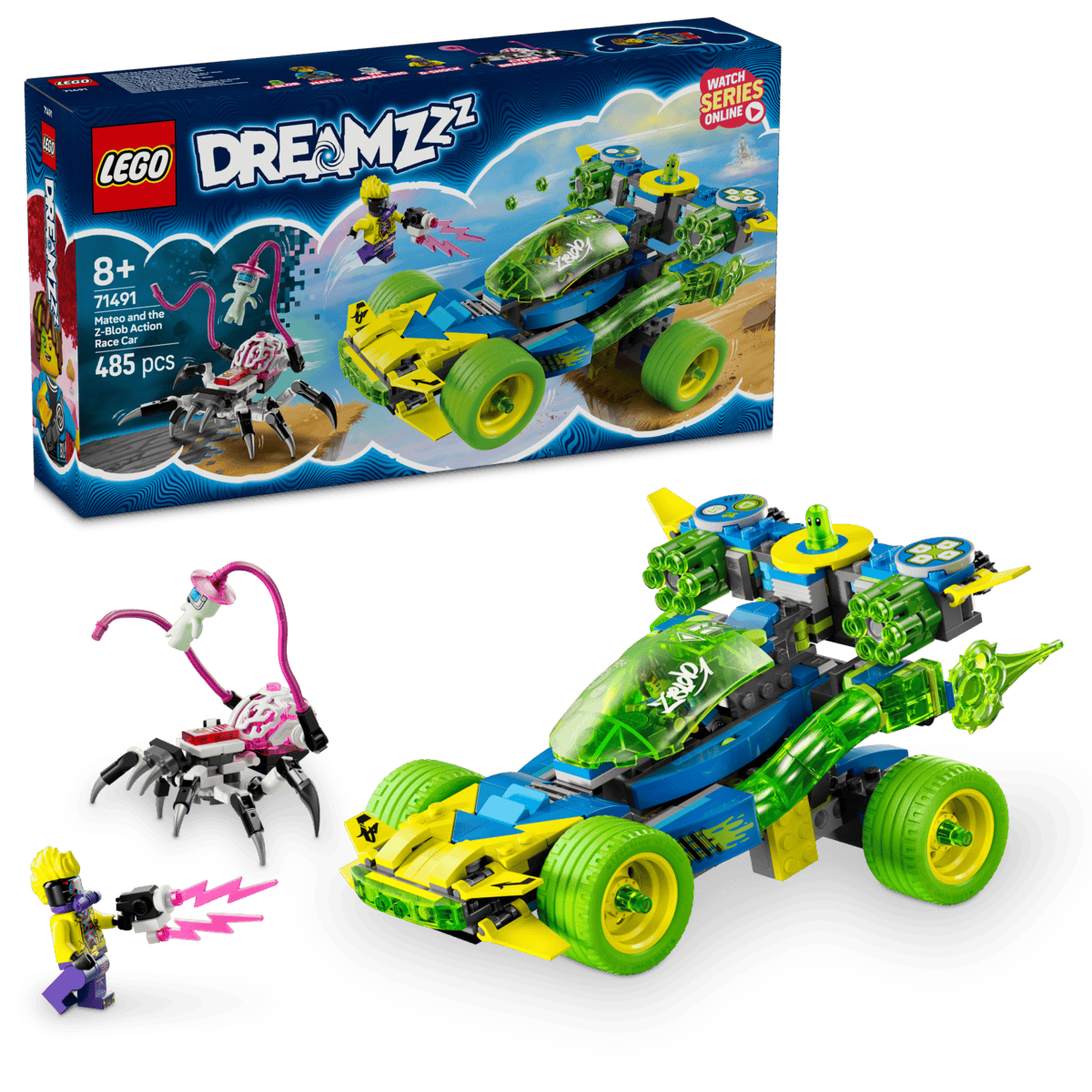 LEGO DREAMZzz 71491 Mateo and the Z-Blob Action Race Car-1