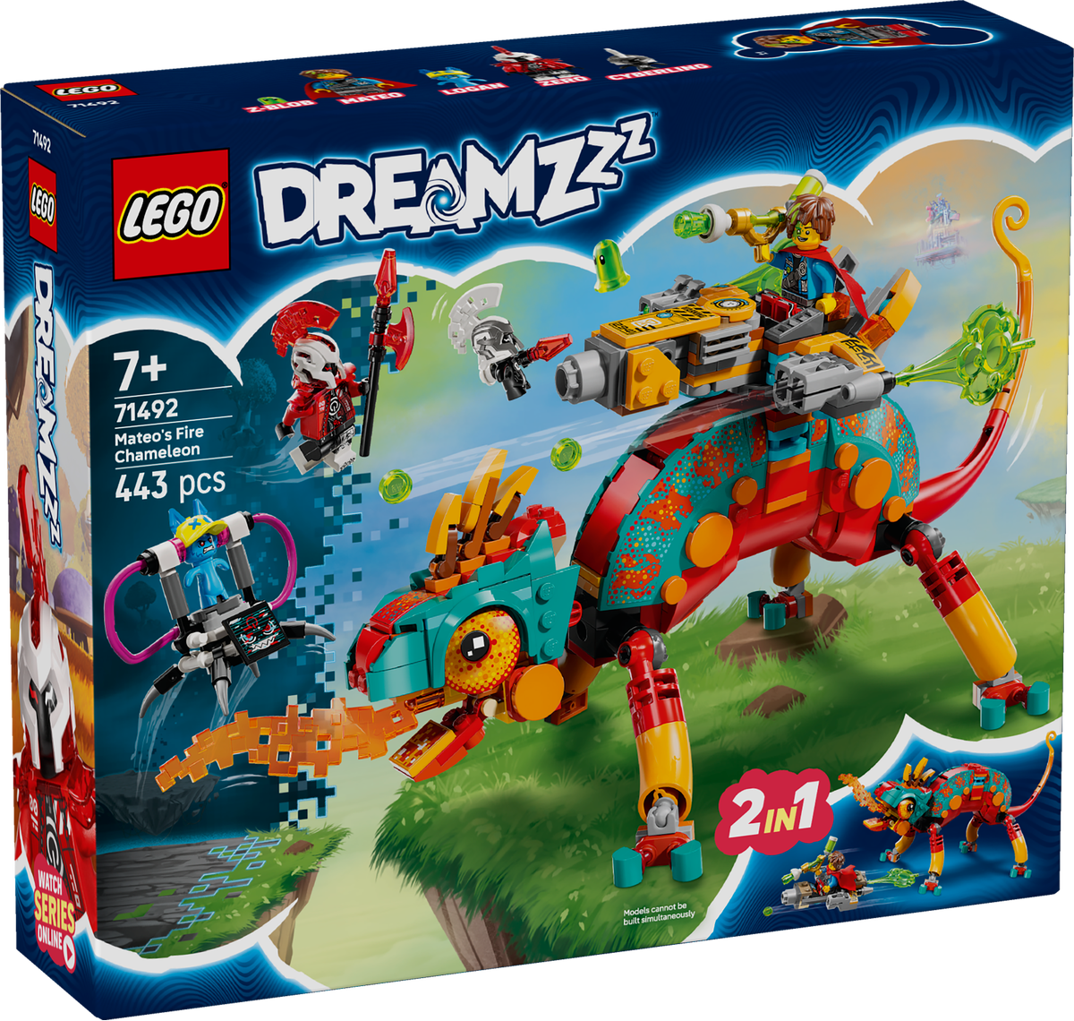 LEGO DREAMZzz 71492 Mateo's Fire Chameleon-2