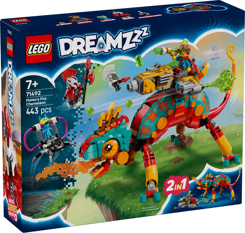 LEGO DREAMZzz 71492 Mateo's Fire Chameleon-2